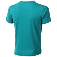  Nanaimo short sleeve men's t-shirt, Male, Single Jersey knit of 100% ringspun combed Cotton, Aqua, XS