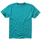 Nanaimo short sleeve men's t-shirt, Male, Single Jersey knit of 100% ringspun combed Cotton, Aqua, L