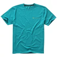   Nanaimo short sleeve men's t-shirt, Male, Single Jersey knit of 100% ringspun combed Cotton, Aqua, XL