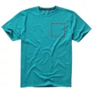 Nanaimo short sleeve men's t-shirt, Male, Single Jersey knit of 100% ringspun combed Cotton, Aqua, XXXL