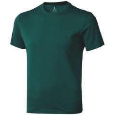   Nanaimo short sleeve men's t-shirt, Male, Single Jersey knit of 100% ringspun combed Cotton, Forest green, S