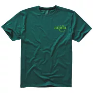   Nanaimo short sleeve men's t-shirt, Male, Single Jersey knit of 100% ringspun combed Cotton, Forest green, M