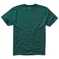   Nanaimo short sleeve men's t-shirt, Male, Single Jersey knit of 100% ringspun combed Cotton, Forest green, M