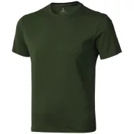   Nanaimo short sleeve men's t-shirt, Male, Single Jersey knit of 100% ringspun combed Cotton, Army Green, S