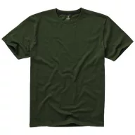   Nanaimo short sleeve men's t-shirt, Male, Single Jersey knit of 100% ringspun combed Cotton, Army Green, S