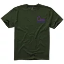 Nanaimo short sleeve men's t-shirt, Male, Single Jersey knit of 100% ringspun combed Cotton, Army Green, XXL