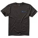 Nanaimo short sleeve men's t-shirt, Male, Single Jersey knit of 100% ringspun combed Cotton, Anthracite, XXL