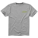 Nanaimo short sleeve men's t-shirt, Male, Single Jersey knit of 100% ringspun combed Cotton, Grey melange, M