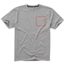 Nanaimo short sleeve men's t-shirt, Male, Single Jersey knit of 100% ringspun combed Cotton, Grey melange, XXL