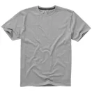 Nanaimo short sleeve men's t-shirt, Male, Single Jersey knit of 100% ringspun combed Cotton, Grey melange, XXXL