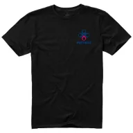   Nanaimo short sleeve men's t-shirt, Male, Single Jersey knit of 100% ringspun combed Cotton, solid black, XS
