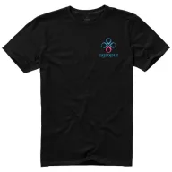   Nanaimo short sleeve men's t-shirt, Male, Single Jersey knit of 100% ringspun combed Cotton, solid black, M