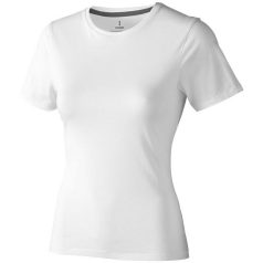   Nanaimo short sleeve women's T-shirt, Female, Single Jersey knit of 100% ringspun combed Cotton, White, XS