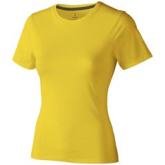   Nanaimo short sleeve women's T-shirt, Female, Single Jersey knit of 100% ringspun combed Cotton, Yellow, S