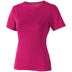   Nanaimo short sleeve women's T-shirt, Female, Single Jersey knit of 100% ringspun combed Cotton, Pink, L
