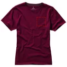 Nanaimo short sleeve women's T-shirt, Female, Single Jersey knit of 100% ringspun combed Cotton, Burgundy, M