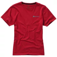   Nanaimo short sleeve women's T-shirt, Female, Single Jersey knit of 100% ringspun combed Cotton, Red, XS