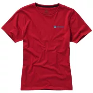   Nanaimo short sleeve women's T-shirt, Female, Single Jersey knit of 100% ringspun combed Cotton, Red, XS