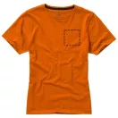 Nanaimo short sleeve women's T-shirt, Female, Single Jersey knit of 100% ringspun combed Cotton, Orange, XL