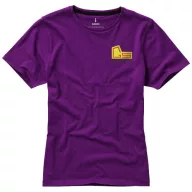   Nanaimo short sleeve women's T-shirt, Female, Single Jersey knit of 100% ringspun combed Cotton, Plum, XS