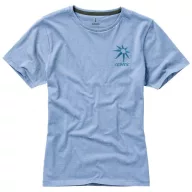   Nanaimo short sleeve women's T-shirt, Female, Single Jersey knit of 100% ringspun combed Cotton, Light blue, XS