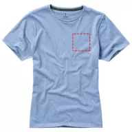   Nanaimo short sleeve women's T-shirt, Female, Single Jersey knit of 100% ringspun combed Cotton, Light blue, XS