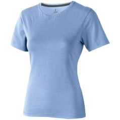   Nanaimo short sleeve women's T-shirt, Female, Single Jersey knit of 100% ringspun combed Cotton, Light blue, S