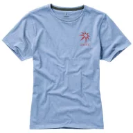   Nanaimo short sleeve women's T-shirt, Female, Single Jersey knit of 100% ringspun combed Cotton, Light blue, XL