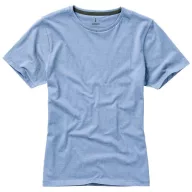   Nanaimo short sleeve women's T-shirt, Female, Single Jersey knit of 100% ringspun combed Cotton, Light blue, XL