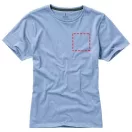 Nanaimo short sleeve women's T-shirt, Female, Single Jersey knit of 100% ringspun combed Cotton, Light blue, XXL