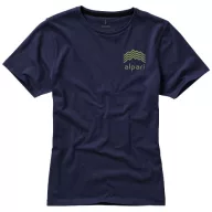   Nanaimo short sleeve women's T-shirt, Female, Single Jersey knit of 100% ringspun combed Cotton, Navy, M