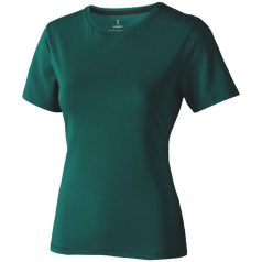   Nanaimo short sleeve women's T-shirt, Female, Single Jersey knit of 100% ringspun combed Cotton, Forest green, M