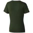 Nanaimo short sleeve women's T-shirt, Female, Single Jersey knit of 100% ringspun combed Cotton, Army Green, M