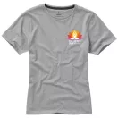 Nanaimo short sleeve women's T-shirt, Female, Single Jersey knit of 100% ringspun combed Cotton, Grey melange, XS