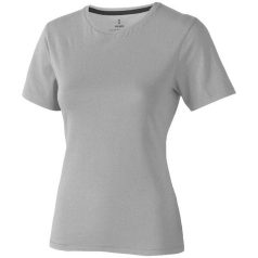   Nanaimo short sleeve women's T-shirt, Female, Single Jersey knit of 100% ringspun combed Cotton, Grey melange, XL