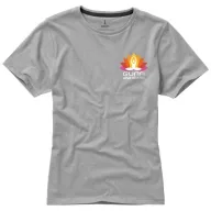   Nanaimo short sleeve women's T-shirt, Female, Single Jersey knit of 100% ringspun combed Cotton, Grey melange, XL