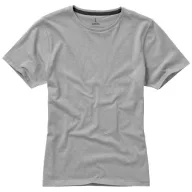   Nanaimo short sleeve women's T-shirt, Female, Single Jersey knit of 100% ringspun combed Cotton, Grey melange, XL