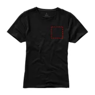   Nanaimo short sleeve women's T-shirt, Female, Single Jersey knit of 100% ringspun combed Cotton, solid black, XS