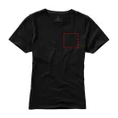 Nanaimo short sleeve women's T-shirt, Female, Single Jersey knit of 100% ringspun combed Cotton, solid black, L