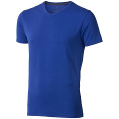   Kawartha short sleeve men's organic t-shirt, Male, Single Jersey knit of 95% organic ringspun Cotton and 5% Elastane, Blue, XL