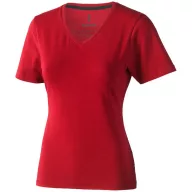   Kawartha short sleeve women's organic t-shirt, Female, Single Jersey knit of 95% organic ringspun Cotton and 5% Elastane, Red, S