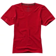   Kawartha short sleeve women's organic t-shirt, Female, Single Jersey knit of 95% organic ringspun Cotton and 5% Elastane, Red, S