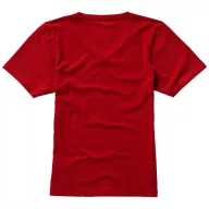   Kawartha short sleeve women's organic t-shirt, Female, Single Jersey knit of 95% organic ringspun Cotton and 5% Elastane, Red, S