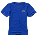 Kawartha short sleeve women's organic t-shirt, Female, Single Jersey knit of 95% organic ringspun Cotton and 5% Elastane, Blue, S