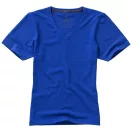 Kawartha short sleeve women's organic t-shirt, Female, Single Jersey knit of 95% organic ringspun Cotton and 5% Elastane, Blue, S