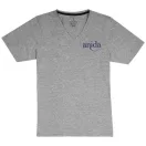 Kawartha short sleeve women's organic t-shirt, Female, Single Jersey knit of 95% organic ringspun Cotton and 5% Elastane, Grey melange, S