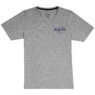   Kawartha short sleeve women's organic t-shirt, Female, Single Jersey knit of 95% organic ringspun Cotton and 5% Elastane, Grey melange, XXL