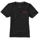 Kawartha short sleeve women's organic t-shirt, Female, Single Jersey knit of 95% organic ringspun Cotton and 5% Elastane, solid black, S
