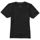 Kawartha short sleeve women's organic t-shirt, Female, Single Jersey knit of 95% organic ringspun Cotton and 5% Elastane, solid black, S