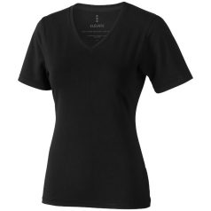   Kawartha short sleeve women's organic t-shirt, Female, Single Jersey knit of 95% organic ringspun Cotton and 5% Elastane, solid black, XXL